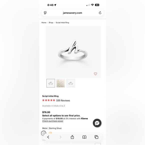 Initial Ring - Picture 2 of 3